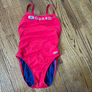 Speedo Lifeguard One piece suit with cross cross back